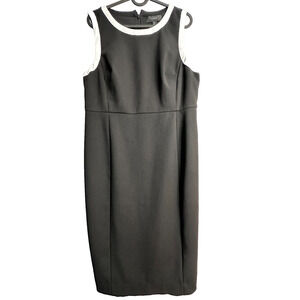 J.Crew Black and White Women's Shift dress Size 12P